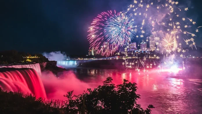 Niagara Falls fireworks