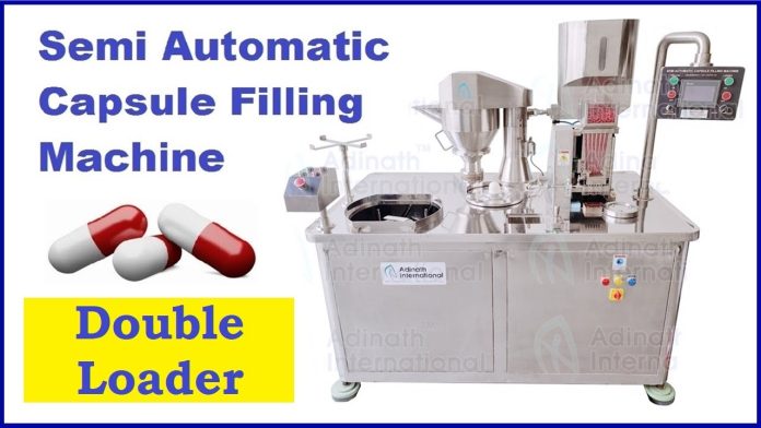 semi automatic capsule filling machine